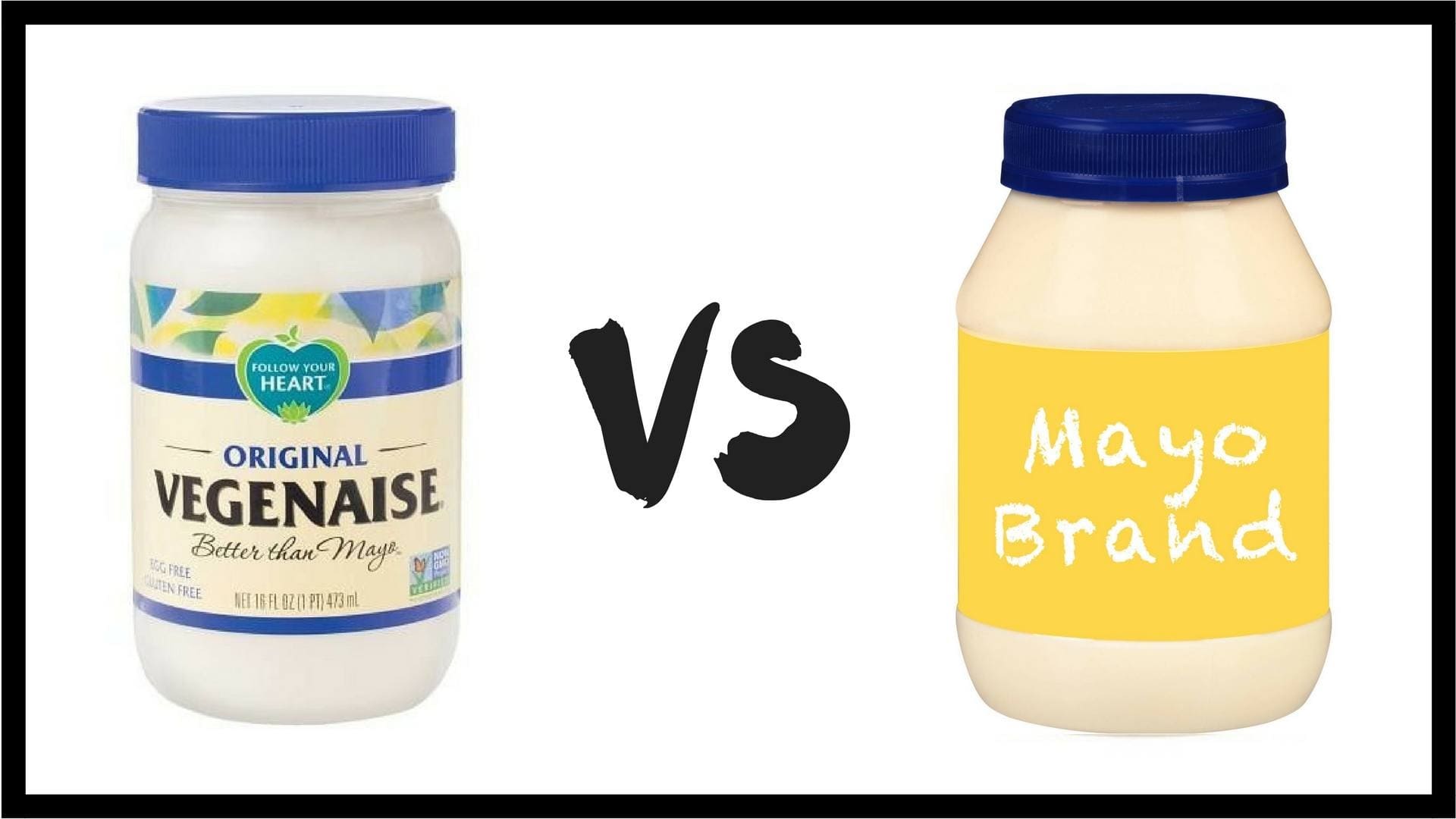Nutritional Profile Mayo vs Vegan Mayo