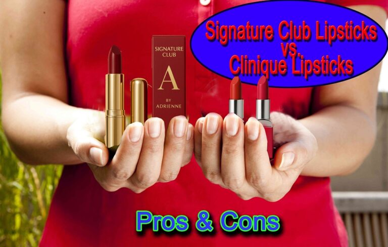 Signature Club Lipsticks vs. Clinique Lipsticks