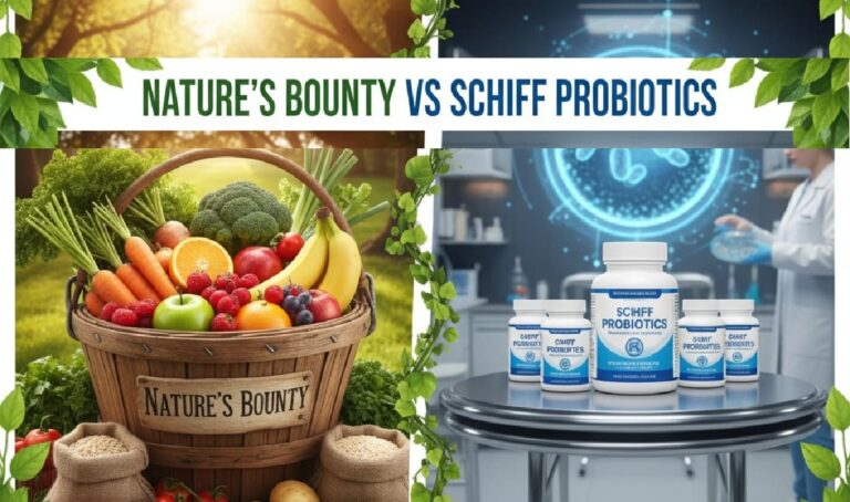Nature's Bounty vs Schiff Probiotics